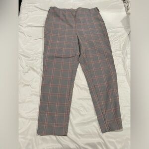 Jules & Leopold 1X gingham/ plaid stretchy trousers